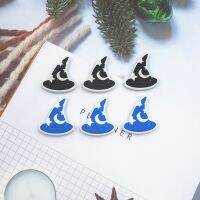 Special Offers Chenkai 10PCS Wizard Hat Beads Silicone Charms Focal Beads For Beadable Pen Character Beads For DIY Baby Pacifier  Chains