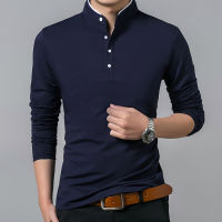 High Quality Men Polo Shirt Mens Long Sleeve Solid Polo Shirts Camisa Polos Masculina Popular Casual cotton Plus size S-3XL Tops