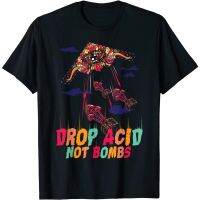 Funny Drop Acid Not Bombs T-Shirt Psychedelic LSD Love