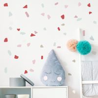 [HOT IOSWKLXWIOGH 626] Funlife®Terrazzo สติ๊กเกอร์ติดผนังห้องนอนเด็ก39; S Room เด็กสติ๊กเกอร์ติดผนังวอลล์เปเปอร์กันน้ำสาวเด็กเด็กตกแต่งบ้านเนอสเซอรี่