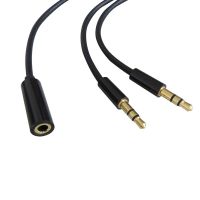 3.5mm Audio Aux Cable Female to 2x male Stereo Extension Headphone Splitter Headphones Accessories