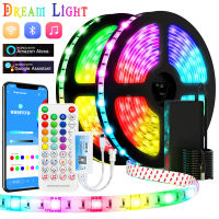 LED Strip Lights USB Bluetooth WIFI 5050 WS2812B RGBIC Individually Addressable Dream Color Light Bedroom Computer Decoration