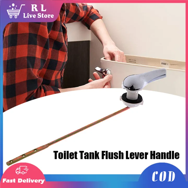 Universal Toilet Handle Lever Flush Replacement Chrome Toilet Wrench
