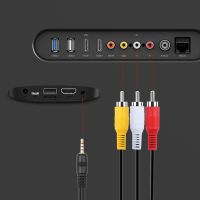 ：“{》 3.5Mm Jack Plug Male To 3 RCA Adapter High Quality 3.5 To RCA Male Audio Video AV Cable Wire Cord For Speaker Laptop DVD TV