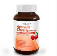 อะเซโรลล่าเชอร์รี่ วิสทร้า 1,000 มก. ขนาด 60 เม็ด VISTRA Acerola Cherry 1,000 mg