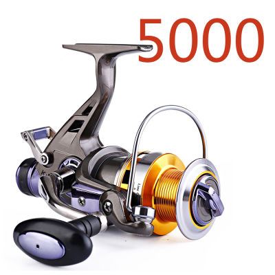 Fishing Reel Strong All Metal Double Brake Max Drag 30kg Spinning Reel Molinete Carp 9+1BB 5.2:1 Fishing Tools Fishing Gear