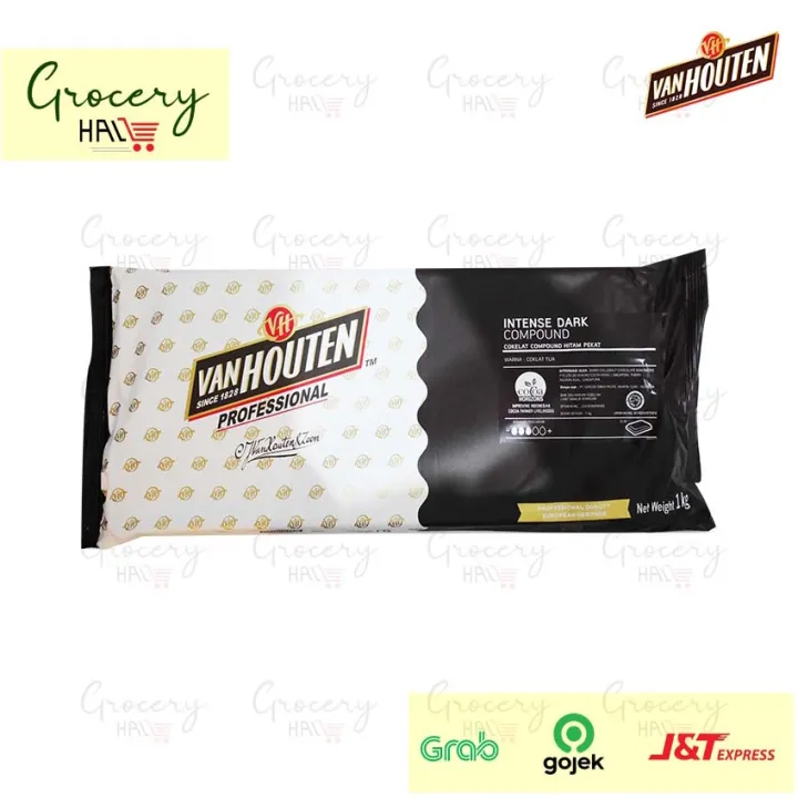 Van Houten Intense Dark Chocolate Compound 1 Kg Baking Coklat By Barry Callebaut Lazada 5954