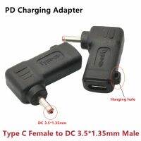 Adaptor pengisian daya USB Tipe C PD USB 100W Input wanita ke DC 3.5mm x 1.35mm (3.5x1.3mm) untuk tampilan Sonic M1