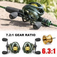 [ฟรีเรือ] Baitcasting รีล8กิโลกรัมลาก13 + 1BB 6.3:1อัตราทดเกียร์โลหะ S Pool แม่เหล็กระบบเบรกรอกตกปลาน้ำเค็มอุปกรณ์ตกปลา