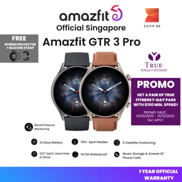 [Ship From Russian Federation] Amazfit GTR 3 Pro GTR3 Pro GTR-3 Pro  Smartwatch Alexa Built-in 1.45 AMOLED Display GPS