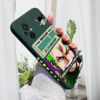 เคส PMP สำหรับ Xiaomi M5S Poco Xiaomi M5 Poco รูปการ์ตูนสุดเจ๋ง Zoro เคสโทรศัพท์ลายขอบสี่เหลี่ยมปลอกซิลิโคนเหลวคลุมทั้งหมดเคสป้องกันกล้อง