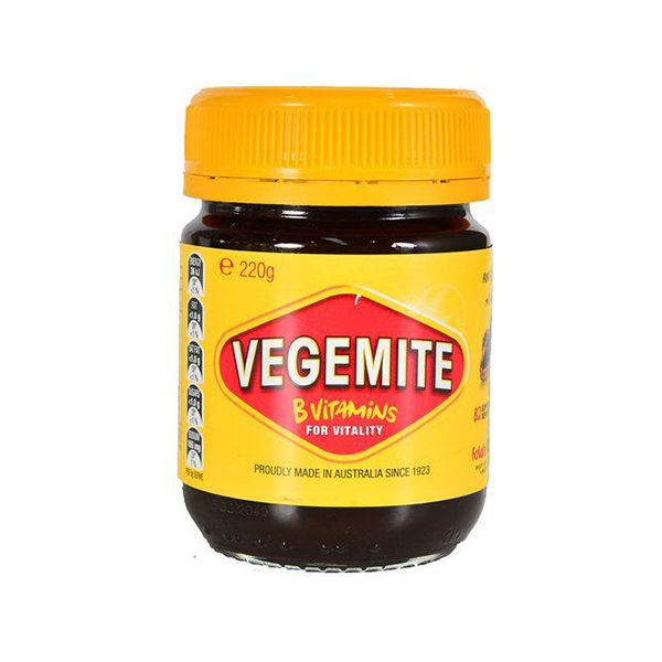 Vegemite 220g เวจจิไมท์ ผลิตภัณฑ์สำหรับทาขนมปัง ขนาด 220กรัม (8417)