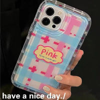 For IPhone 14 Pro Max IPhone Case Pink TPU Soft Case Shiny Shockproof Protection Camera Cute Cartoon Compatible For IPhone 13 12