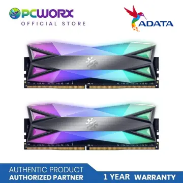 XPG SPECTRIX D50 RGB Desktop Memory: 16GB (2x8GB) DDR4 3200MHz CL16-20-20