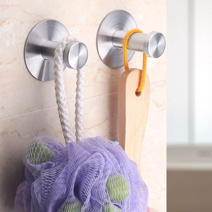 htrxb-กุญแจห้องน้ำเสื้อคลุมอาบน้ำรอบสแตนเลสแบบติดกาวห้องน้ำตะขอห้อยสิ่งของที่เก็บแบบแขวน