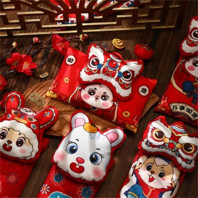 2023 Rabbit Year New Year Red Packet Cloth Money Envelope Red Envelope Cartoon CNY Angpao Bags New Year Party Decor