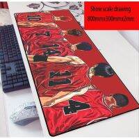 แผ่นรองเมาส์ ลายการ์ตูนอนิเมะ dunk 2023 slam pad mat to mouse notbook computer mousepad with lock edge gaming mousepada a