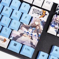 Honkai Impact 3 Bronya อะนิเมะ Keycap Sublimación De PBT Dibujos Anidos Personalizado Teclado Mecácesorios Keycaps เชอร์รี่สวิตช์ MX