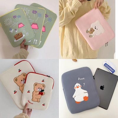 【DT】 hot  Cute Cartoon Laptop Tablet Inner Case Bag for Ipad Pro 10.5 11 12.9 Air 1 2 3 4 Sleeve Pouch for Macbook Ipad 9.7 10.2 10.9 Inch