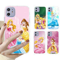 Soft Case สำหรับ IPhone 11 12 13 14 Pro Promax คลาสสิกแฟชั่นเจ้าหญิงชุดนางเงือกภาพวาดรูปแบบซิลิโคน TPU เคสสำหรับ Apple 13Pro 12Pro 14Pro 14Plus X XS XR XSMAX QMY