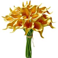 Artificial Calla Lily Flowers Fake Flower Bouquet Fake Calla Lilies For Home Weeding Party Decora For Kitchen Decora Bedroom Dinning Room Decora