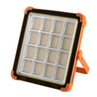 Outdoor Solar Lamp 14000mah Large Capacity Power Bank Rechargeable Portable 488 LED Solar Panel Floodlight Tent Flashlight Light