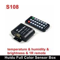 【☊HOT☊】 Electroni Shop Huidu กล่องเซนเซอร์สีเต็มรูปแบบ Hd-s108ความสว่างอุณหภูมิความชื้นการควบคุมระยะไกล