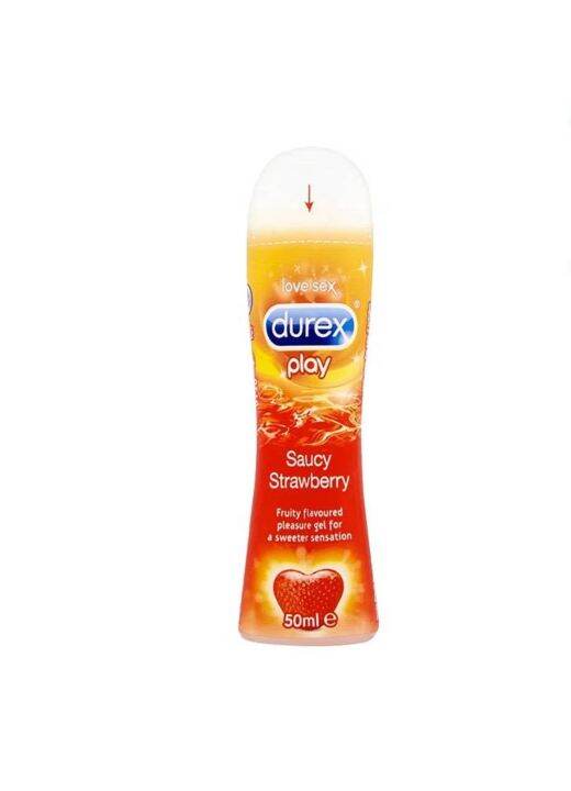 Durex Play Saucy Strawberry Flavor Water Based Pleasure Gel 50 Ml Lazada Ph