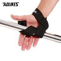 AOLIKES 2ชิ้น/ล็อต Gym กีฬาสายรัดข้อมือฟิตเนส Dumbbells การฝึกอบรมสายรัดข้อมือ Wraps สนับสนุนมือ Power Bands