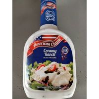 Sale Promotion ลองแล้วจะติดใจ? American  Creamy Ranch Salad Dressing 473ml.ราคาถูกใจ