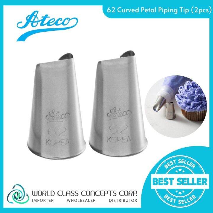 Ateco 62 Curved Petal Piping Tip ( Set of 2 ) Lazada PH