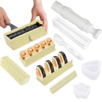 Sushi Equipment Maker Kit Tools Deluxe DIY japanese Rice Nori Multifunctional Cake Roll Mold Various Shapes kitchen gadget sets