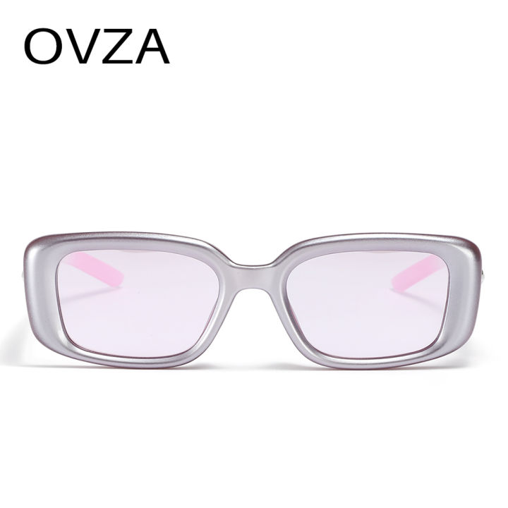 แฟชั่น-ovza-แว่นกันแดดกรองแสงไข่มุกผู้หญิงแว่นตาหรูหราผู้ชายกรอบสี่เหลี่ยมผืนผ้า-s8010สไตล์พังก์-uv400