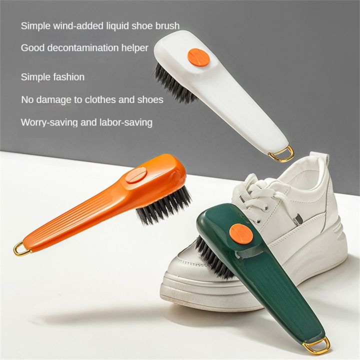 Cleaning Brush Soft Bristled Liquid Shoe Brush Long Handle Brush