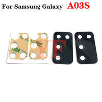 2ชิ้น Kamera Kaca untuk A03S A02 A022F A02S Samsung A025 M02S Belakang Belakang Kamera Kaca Cover dengan Pelekat Pelekat