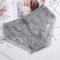 Hot-selling Multicolor Lace Sexy Ladies Panties Hollow Mesh Trousers Bow Knot Low Waist Girl Briefs Underwear Women Light Weight