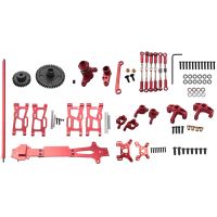 for WLtoys 1:14 144001 RC Car Full Upgrade Spare Parts Metal C Seat Steering Cup Swing Arm Central Drive Shaft