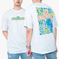 DOSH OVERSIZED SHORT SLEEVE T-SHIRT THE SIMPSONS เสื้อโอเวอร์ไซส์ ผู้ชาย-ผู้หญิง  FSIMT5084-OW