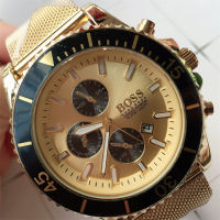 ร้อน, ร้อน★[HIGH QUALITY] Authentic Top.1Hugo Boss Automatic Watch for Men Top Brand Watch Men Stainless Steel Business Date Clock Waterproof Luminous Watches Mens Luxury Sport Quartz Wrist Watch Original Waterproof