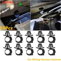 10Pcs Car Wiring Harness Fastener Universal For All Car Auto Route Fixed Clips Corrugated Pipe Tie Wrap Cable Clamp