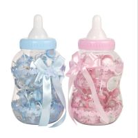 35cm Large Baby Bottle Gift Box Baby Shower Decorations Candy Box Packing Baptism Feed Bottle Birthday Party Decorations Kids-S