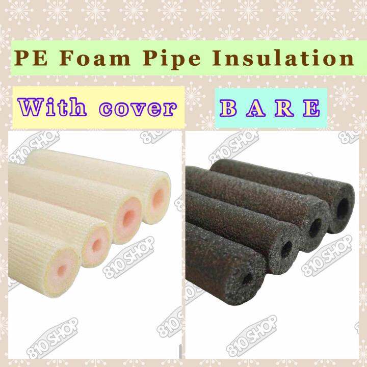 1/2” thickness x 1.8 meter Flexible PE Foam Pipe Insulation for Copper