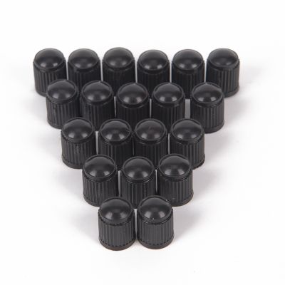 【CW】 20PCS Car Tire Plastic Tyre Caps with Rubber Covers Dust for Motorcycles