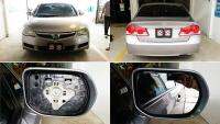 เลนส์กระจกมองข้าง สำหรับ HONDA CIVIC FD 2006 -2012 (นางฟ้า) ด้านขวา กระจกไม่หลอกตา