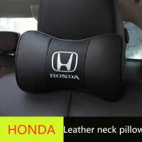 2 ชิ้น/เซ็ตHonda Head Restหมอนรองคอรถยนต์หมอนรองคอหนังหมอนรองคอ