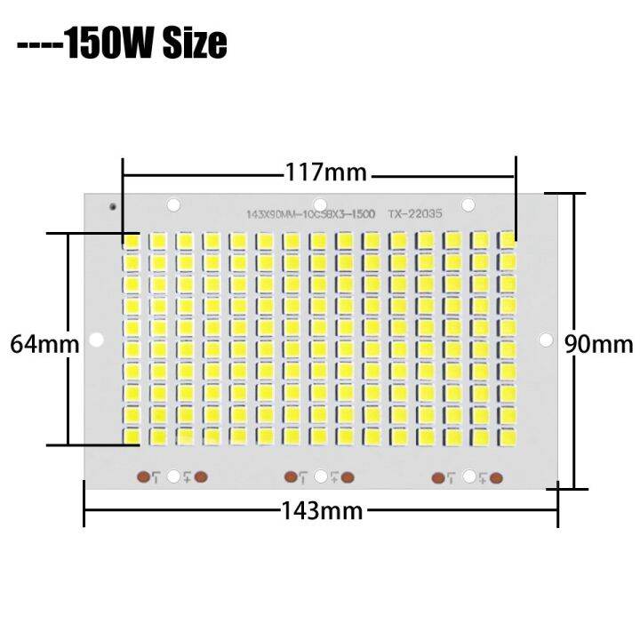 new-lan84-อุปกรณ์โคมไฟทำเล็บ-smd5054ชิปหลอดไฟ-led-แบบ-diy-สำหรับไฟสนามกลางแจ้งสีขาวอบอุ่นอบอุ่นสีขาวบริสุทธิ์20w-30w-50w-100w-150w-200