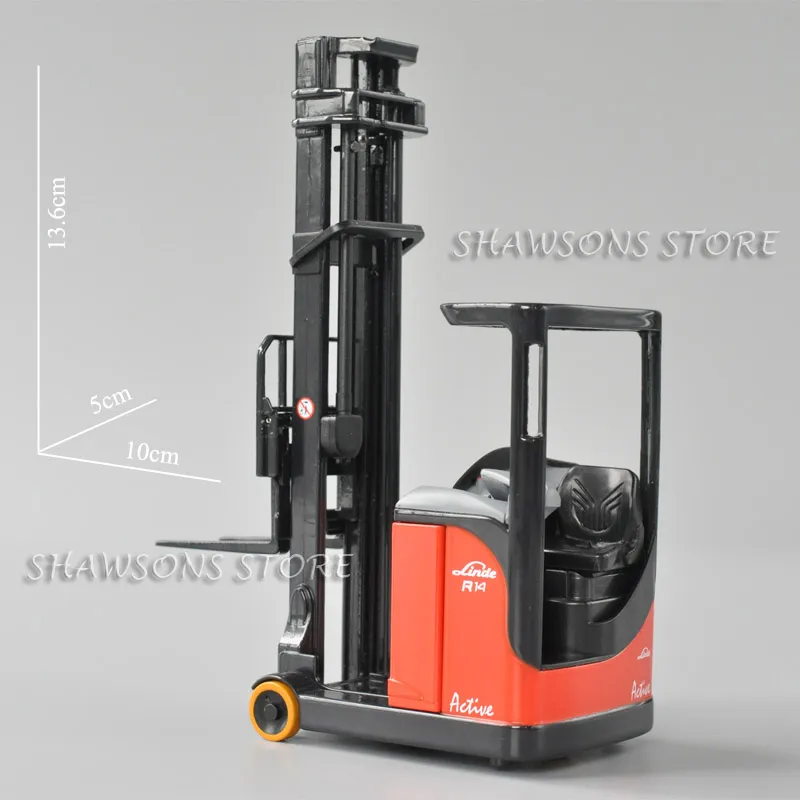 โมเดลรถยกของเล่น 1:25 Scale Diecast Linde Material Handling Reach