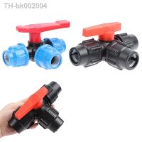 ❒ 1Pc 20/25/32mm Pvc Ball Valves Plastic Water Pipe Quick Valve PE Tube 3-Way Fast Connectors Irrigation Accessories