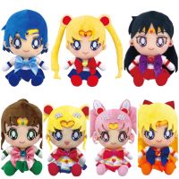 Sailor Moon Chibi Plush ตุ๊กตาผ้า Mascot Mercury Mars Jupiter Venus Super Sailor Chibi Moon มาสคอต เซเลอร์มูน เซเลอมูน