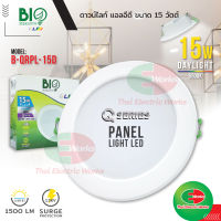 Bio Energys ไฟ LED โคมไฟ ดาวน์ไลท์ แอลอีดี 15วัตต์ แสงเดย์ไลท์  Panel Light LED Q-Series 15W โคมไฟฝังฝ้า ฝังเพดาน  ไทยอิเล็คทริคเวิร์ค Thaielectric